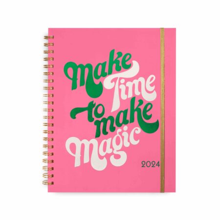 12-month Kalender Make Time To Make Magic Softcover large planner